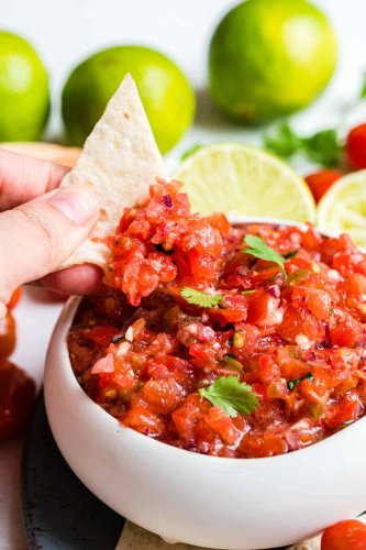 Aromatische mexikanische Salsa Sauce - Eine Prise Lecker