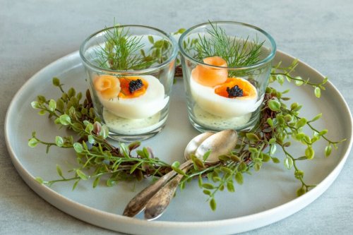 Brunch Rezept - Eier im Glas  Eine Prise Salz