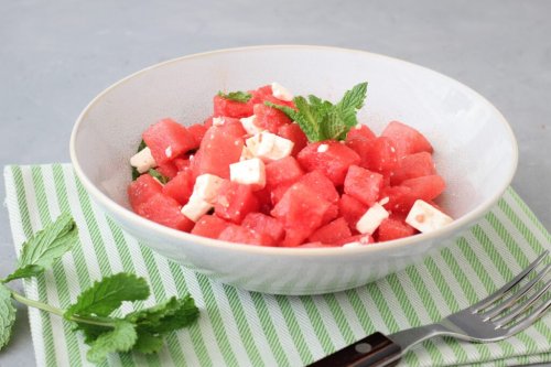 Melonen-Feta-Salat