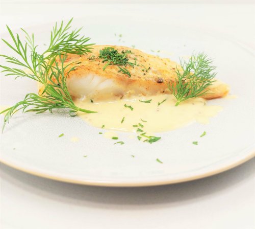 Senfsosse zu Fisch