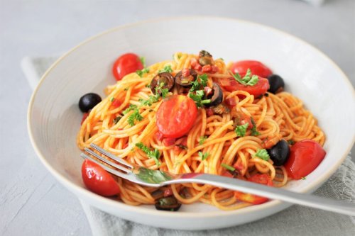 Puttanesca Spaghetti 