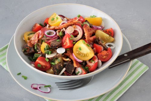Tomaten-Salat-Rezept / Brotsalat