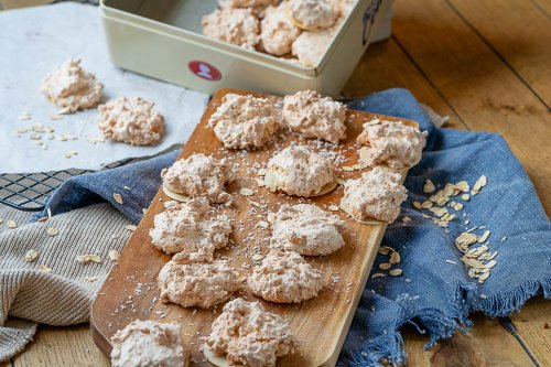 Leckere Kokosmakronen mit Haferflocken - perfekt zur Eiweißverwertung - Einfach Malene