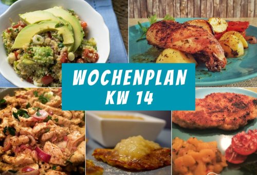 Neuer Wochenplan – tolle Ideen für deine Essensplanung (KW14)