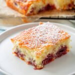 Buttermilchkuchen mit Kirschen