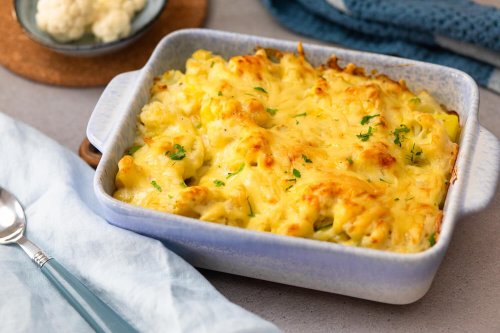 Blumenkohlauflauf mit Kartoffeln – cremig, einfach & ohne Fix