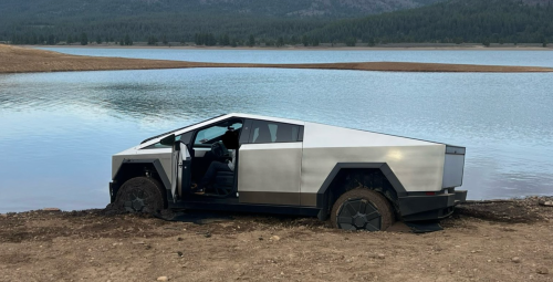 Tesla Cybertruck owner gets stuck after beliving Elon Musk's 'river crossing' claim