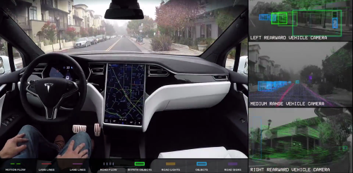 Tesla releases new self-driving demonstration video with real-time ‘Tesla Vision’ feed