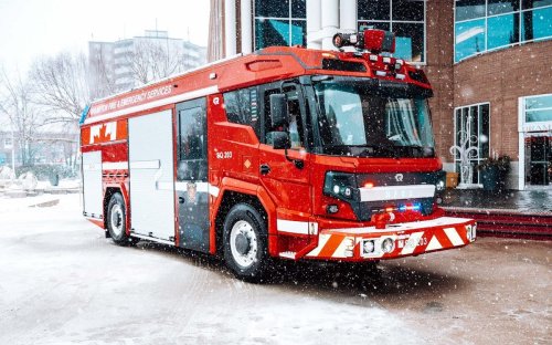 Brampton deploys first electric fire truck, prepares to add two more