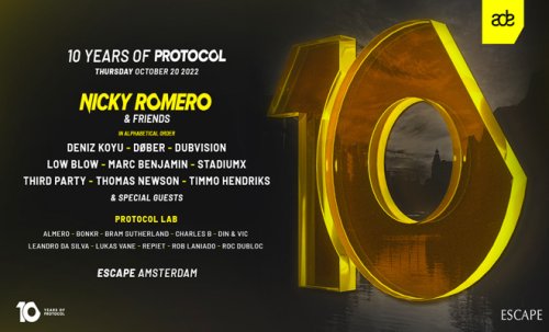 10 Years Of Nicky Romero’s Protocol Recordings — Contest