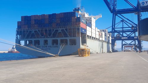 El CMA-CGM Voltaire abandona el puerto de Algeciras tras la incautación de más de 700 kg de cocaína