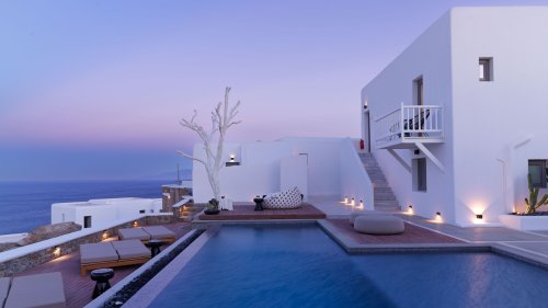 Das Elle Hotel des Monats Mai 2025: das Amyth of Mykonos Super Paradise
