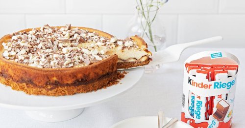 Kinderriegel-Cheesecake: ELLE verrät das Rezept für den ultra leckeren Käsekuchen