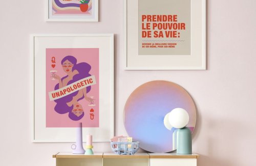 Juniqe et Louise Aubery : des affiches rétro et pleines de bonnes ondes