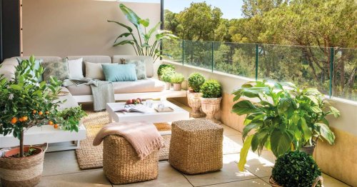 12 FOTOS e ideas para decorar tu terraza en 2024 y triunfar: looks naturales, muy elegantes y con plantas