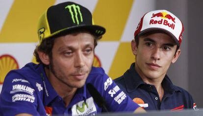 Rossi a Márquez: “¿Por qué quieres que gane Lorenzo el Mundial?”