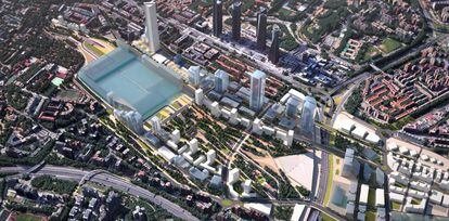Ayuso avanza con inversores interesados en los grandes proyectos en suelo público de Madrid Nuevo Norte