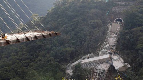 Al menos nueve muertos por el derrumbe de un puente en Colombia