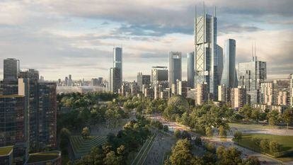 Así será el nuevo norte de Madrid: más zonas verdes y una ‘city’ financiera