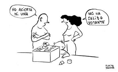 Los votantes, según Flavita Banana