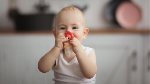 Obst zum Dauernuckeln Wie sinnvoll sind Fruchtsauger für Babys?