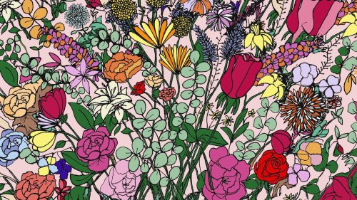Oster-Suchbild Wo steckt das Ei zwischen den Blumen?