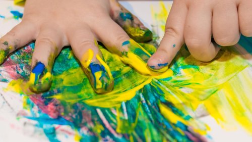 Fingerfarben für Kinder Diese Fingermalfarben sind schön und unbedenklich