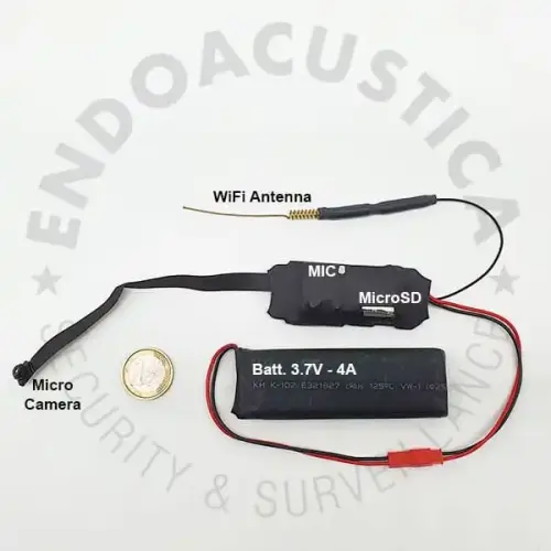 Microcamera Wifi con switch LTE-4G-WiFi| Endoacustica
