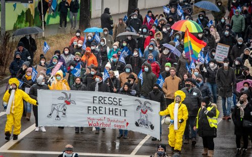 Ansbach: Vergleichsweise harmloser „Spaziergang“ einer radikalen Gruppe