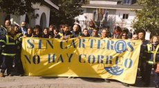 Huelga de carteros de la Unidad de Reparto de Majadahonda