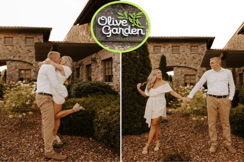 A Couple Did Their Engagement Shoot at Olive Garden, and the Pictures Landed Them an Italian Honeymoon