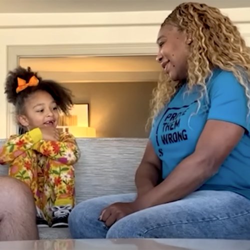 The Moment Serena Williams Shared Her Pregnancy News With Daughter