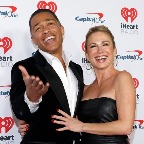 Amy Robach and T.J. Holmes Make Red Carpet Debut as a Couple at Jingle Ball