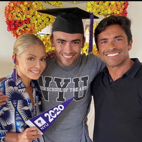 See Kelly Ripa and Mark Consuelos’ Son Michael Celebrate His College ...