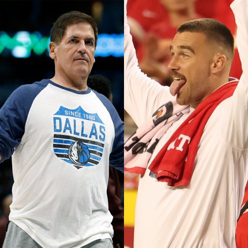 Travis Kelce Reacts After Mark Cuban Tells Taylor Swift to Break Up With the NFL Star