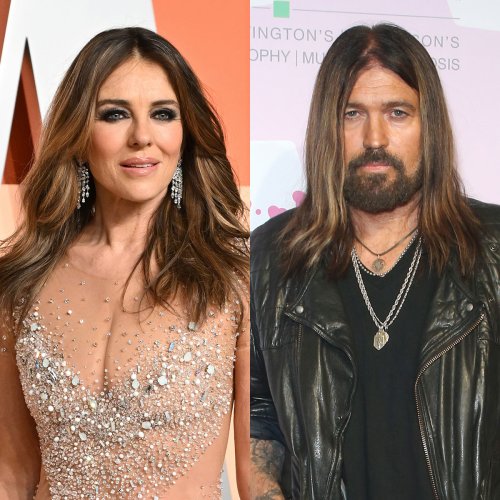 Elizabeth Hurley and Billy Ray Cyrus Debut Romance in PDA-Filled Easter Photo