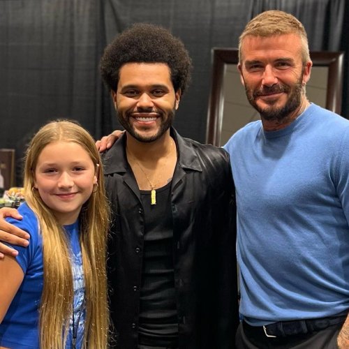 David Beckham and Harper Have an Adorable Father-Daughter Date at The Weeknd Concert