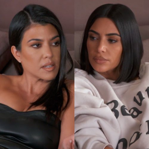 Kim And Khloe Kardashian Threaten To Cut Kourtney From Kuwtk After Filming Fight Flipboard