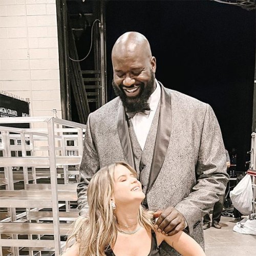 Maren Morris and Shaquille O'Neal Show Their Extreme Height Difference in Viral Photo