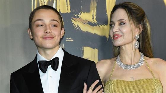 Angelina Jolie, Brad Pitt's Son Knox Debuts Red Spiked Hair Transformation