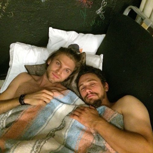 James Franco Takes a Selfie in Bed With a Pretty Little Liars Star