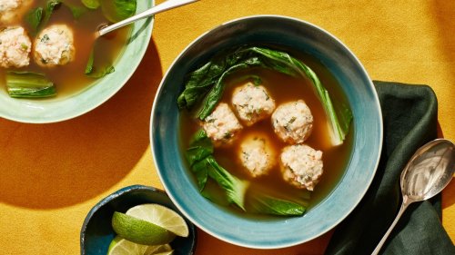 Sweet-and-Sour Shrimp Ball Soup