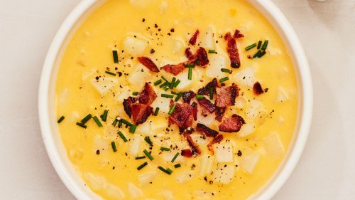 Cheesy Potato Soup With Bacon