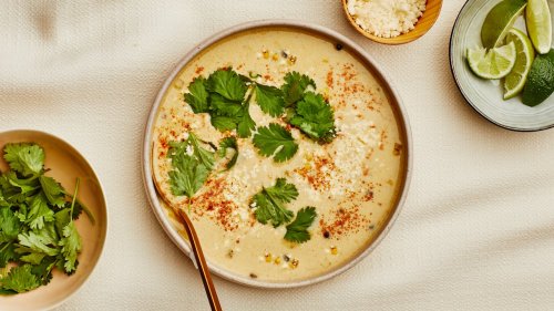 Elote-Style Corn Soup