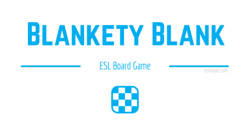 Blankety Blank ESL Board Game - ESL Expat