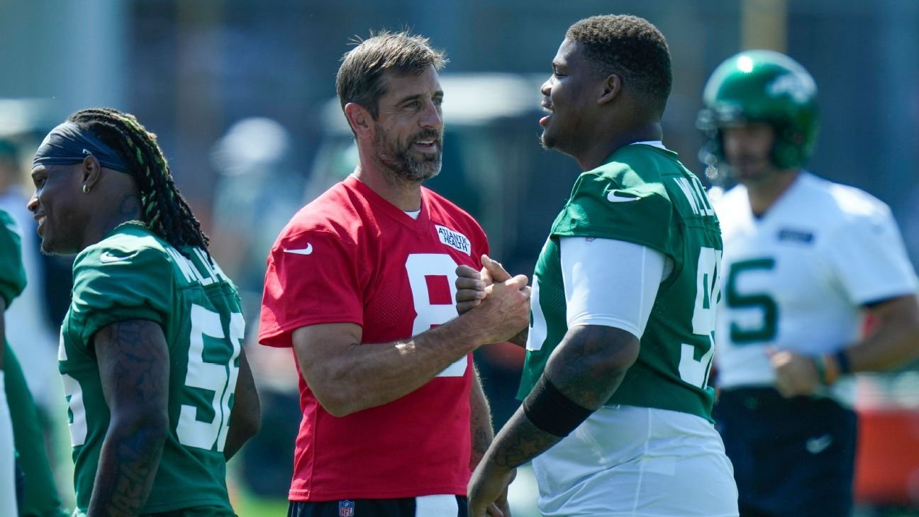 How QB Aaron Rodgers is putting his stamp on the Jets