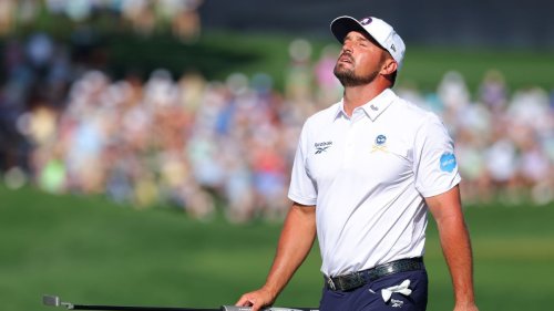 DeChambeau 'behind the 8-ball,' sits 6 back at PGA Championship