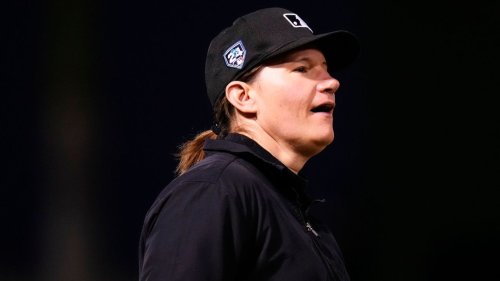 Jen Pawol becomes first woman to umpire spring game since 2007