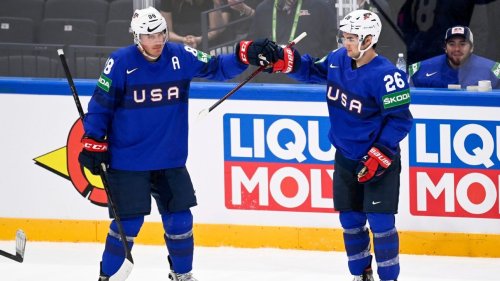 USA qualifies for quarterfinals at hockey worlds, will face Switzerland