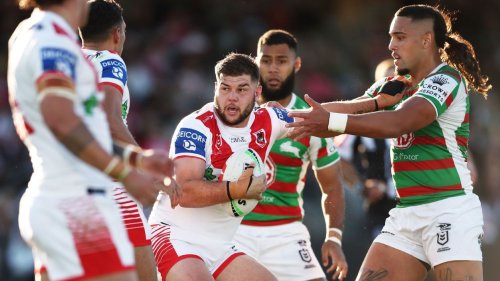 NRL's Dragons upset Souths as coaching call looms